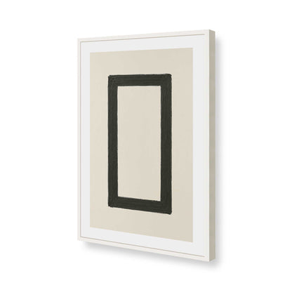 [Color:Opaque White], Picture of art in a Opaque White frame of the corner