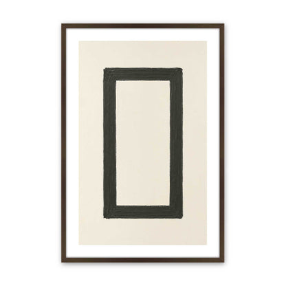 [Color:Brown], Picture of art in a Brown frame