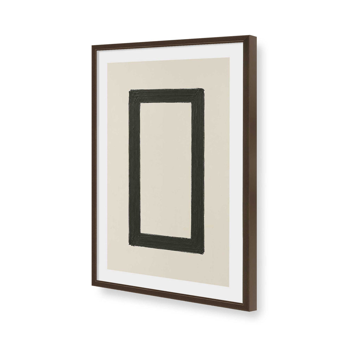 [Color:Belvinder Brown], Picture of art in a Belvinder Brown frame of the corner