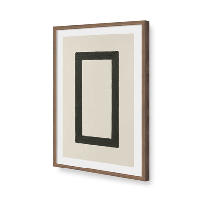 [Color:Walnut], Picture of art in a Walnut frame of the corner