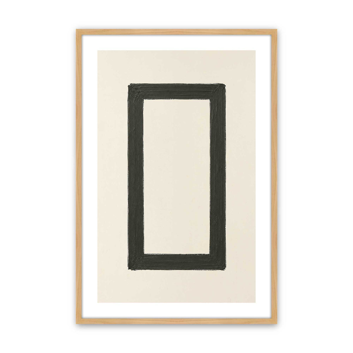 [Color:American Maple], Picture of art in a American Maple frame
