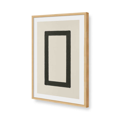 [Color:American Maple], Picture of art in a American Maple frame of the corner