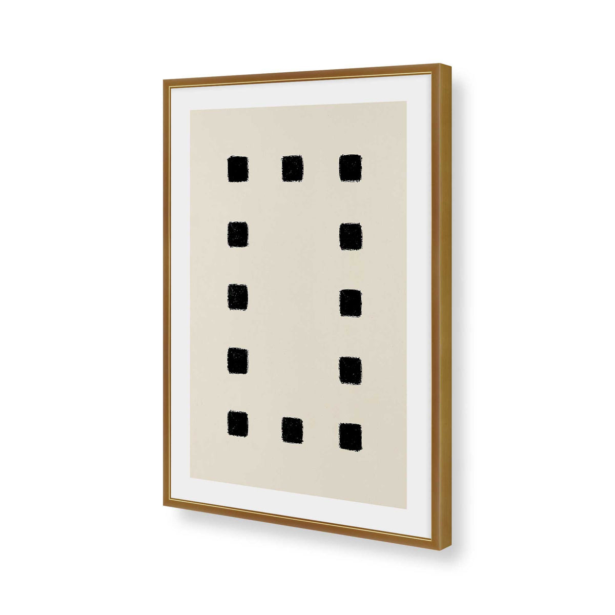 [Color:Polished Gold], Picture of art in a Polished Gold frame of the corner