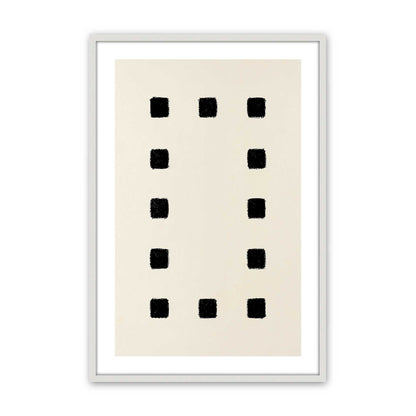 [Color:Opaque White], Picture of art in a Opaque White frame