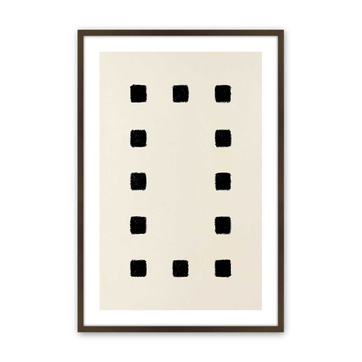 [Color:Brown], Picture of art in a Brown frame