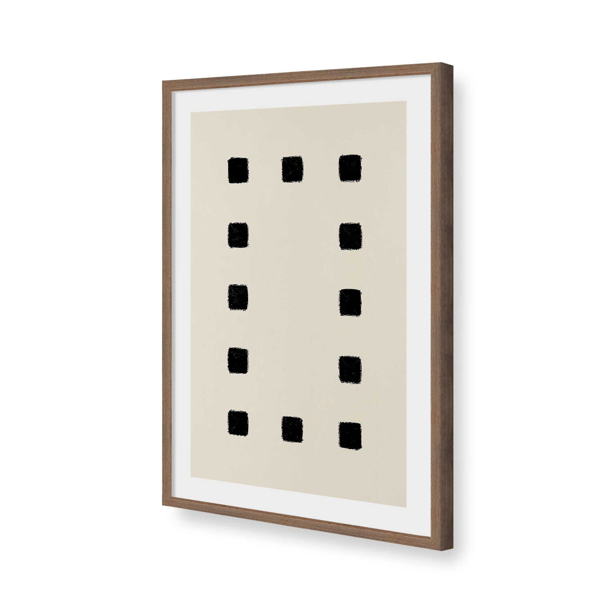 [Color:Walnut], Picture of art in a Walnut frame of the corner