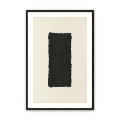 [Color:Satin Black], Picture of art in a Satin Black frame