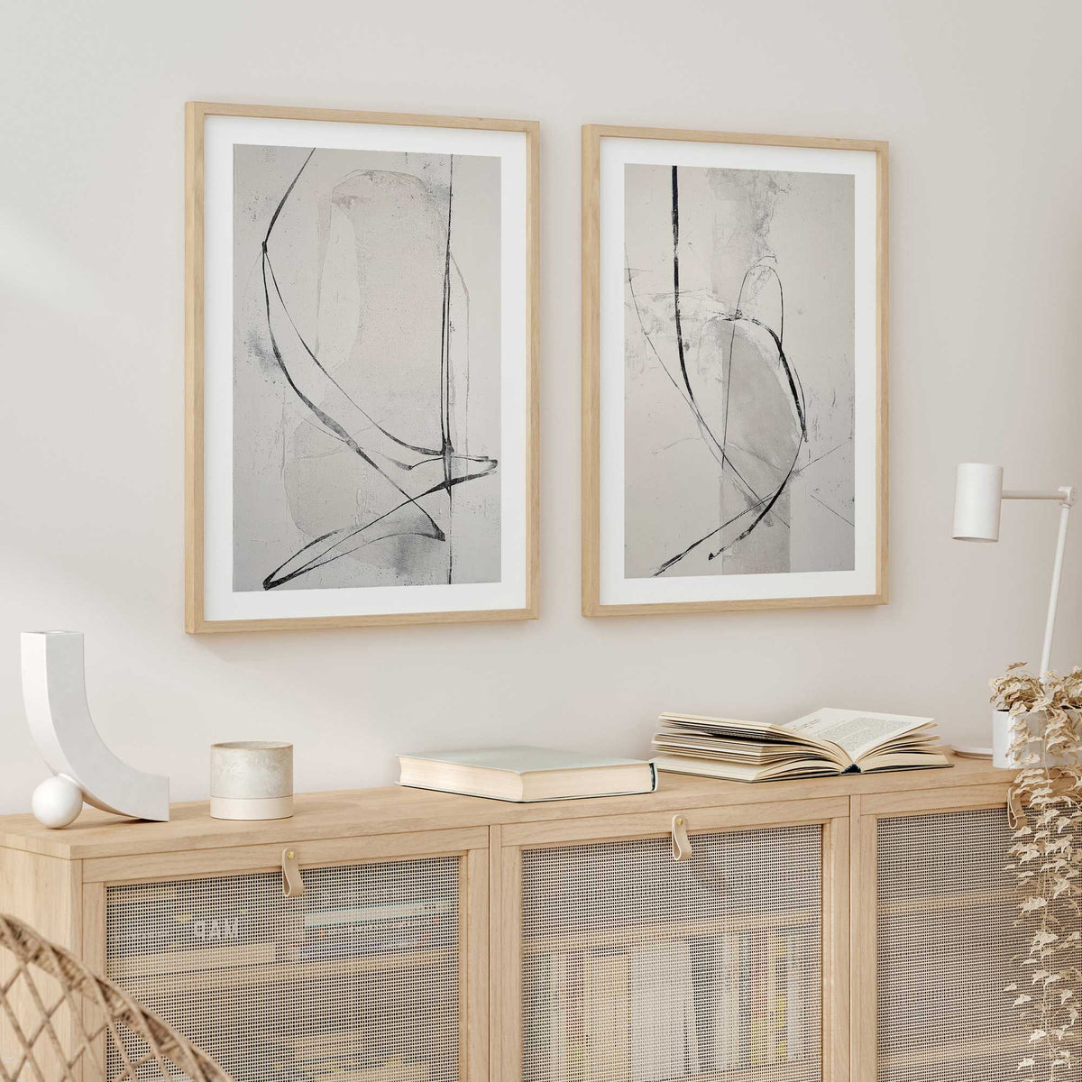 [Color:Opaque White], Picture of art in a Opaque White frame