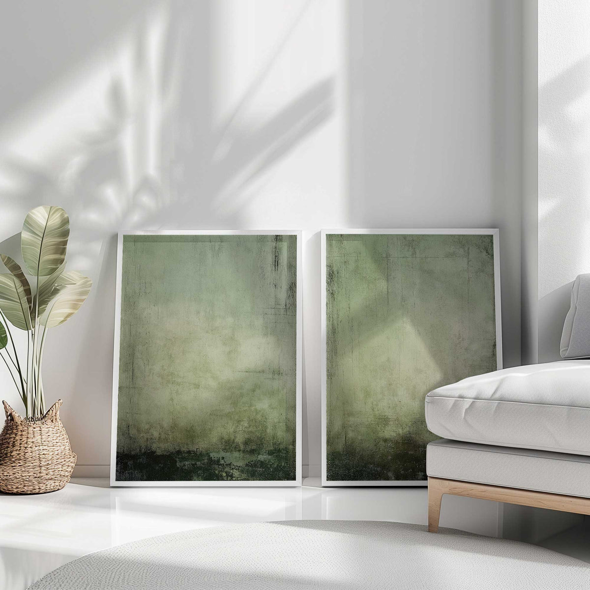 [Color:Satin Black], Picture of art in a Satin Black frame