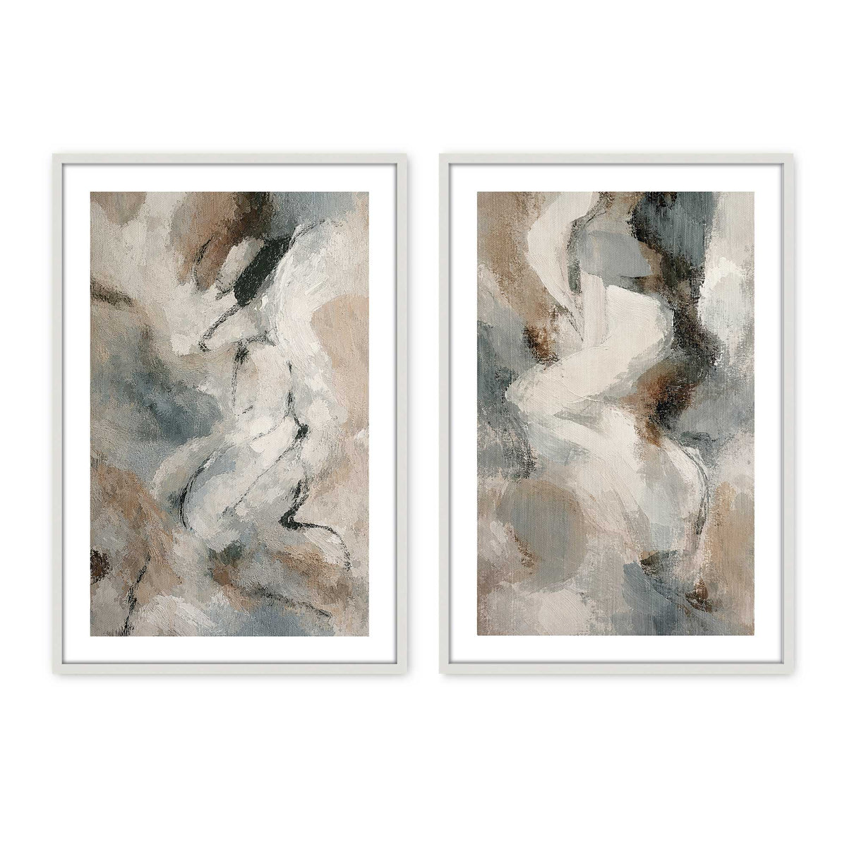 [Color:Opaque White], Picture of art in a Opaque White frame