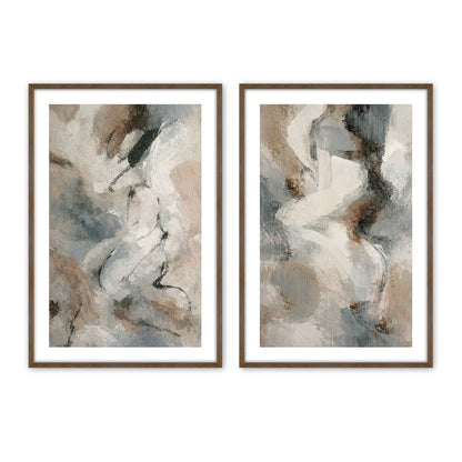 [Color:Walnut], Picture of art in a Walnut frame