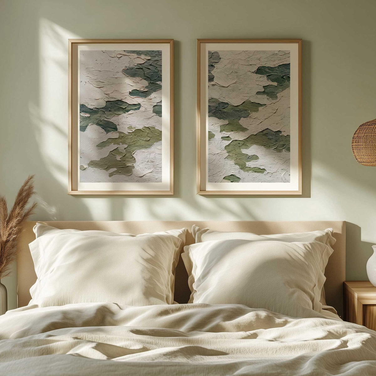 [Color:Satin Black], Picture of art in a Satin Black frame