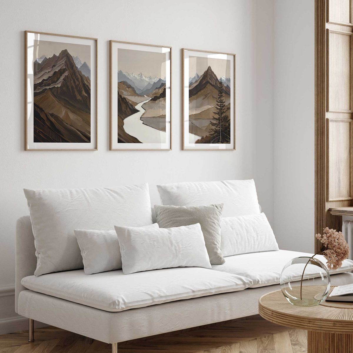 [Color:American Maple], Picture of art in an American Maple frame