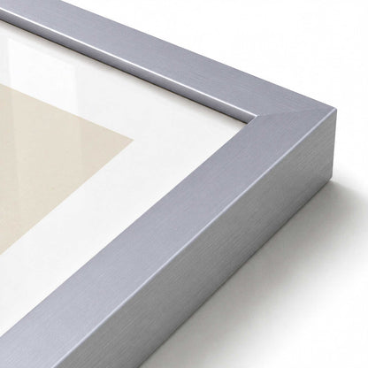 [Color:Polished Chrome], Picture of art in a Polished Chrome frame of the corner