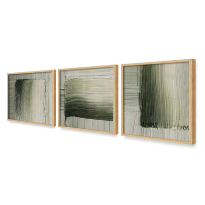 [Color:American Maple], Picture of art in a American Maple frame at an angle