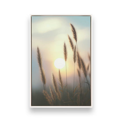 [Color:Opaque White], Picture of art in a White frame