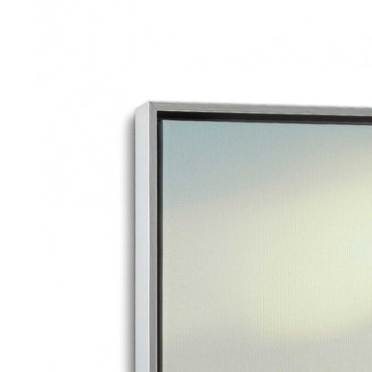[Color:Polished Chrome], Picture of art in a Polished Chrome frame at an angle