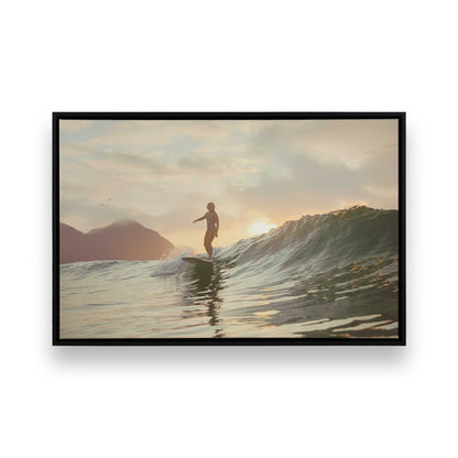 [Color:Satin Black], Picture of art in a Satin Black frame