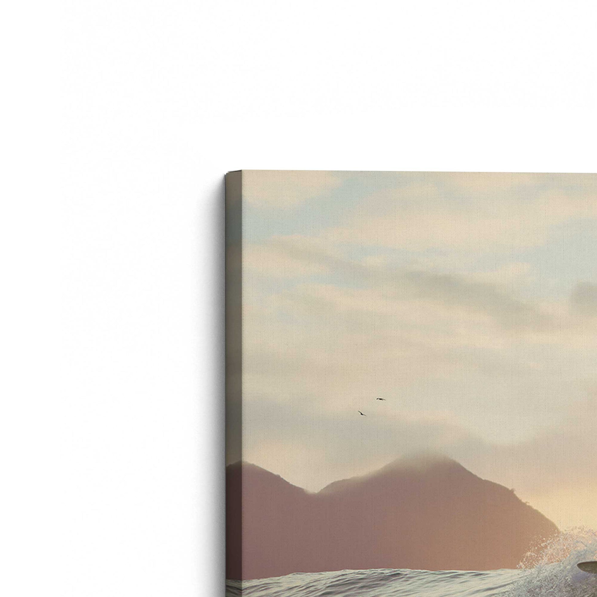 [Color:Stretched Canvas], Picture of the corner of the art