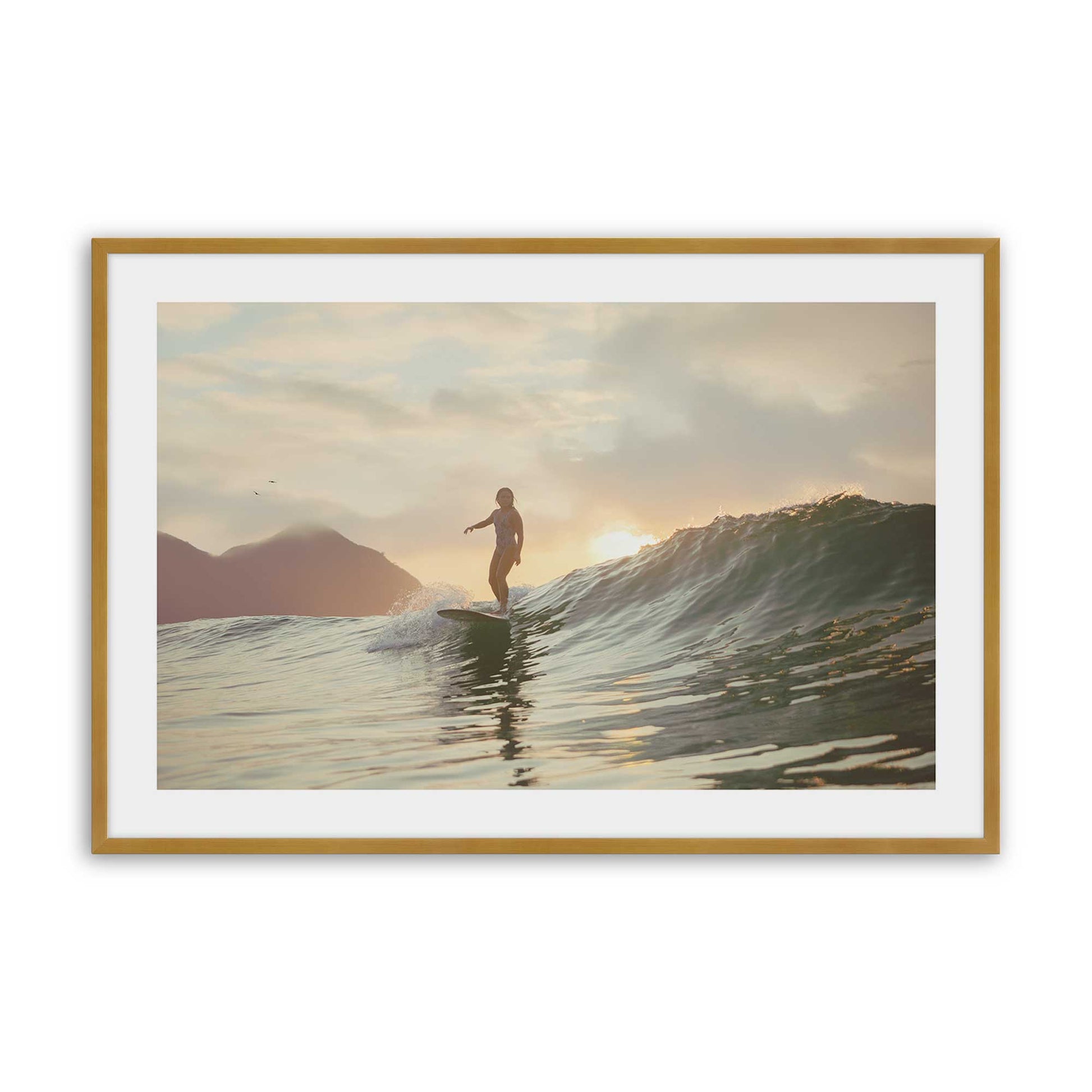 [Color:Polished Gold], Picture of art in a Polished Gold frame