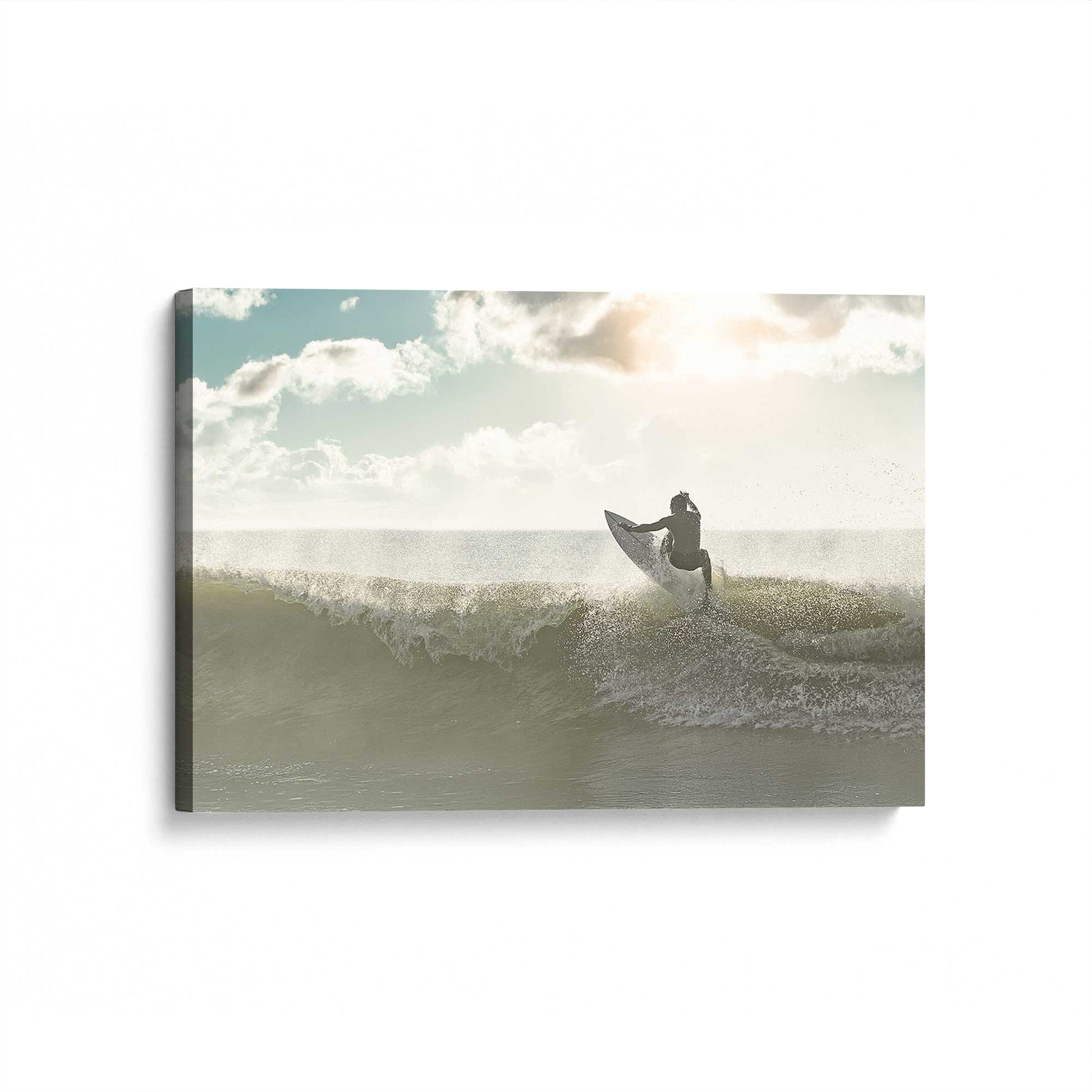 [Color:Stretched Canvas], Picture of art at an angle