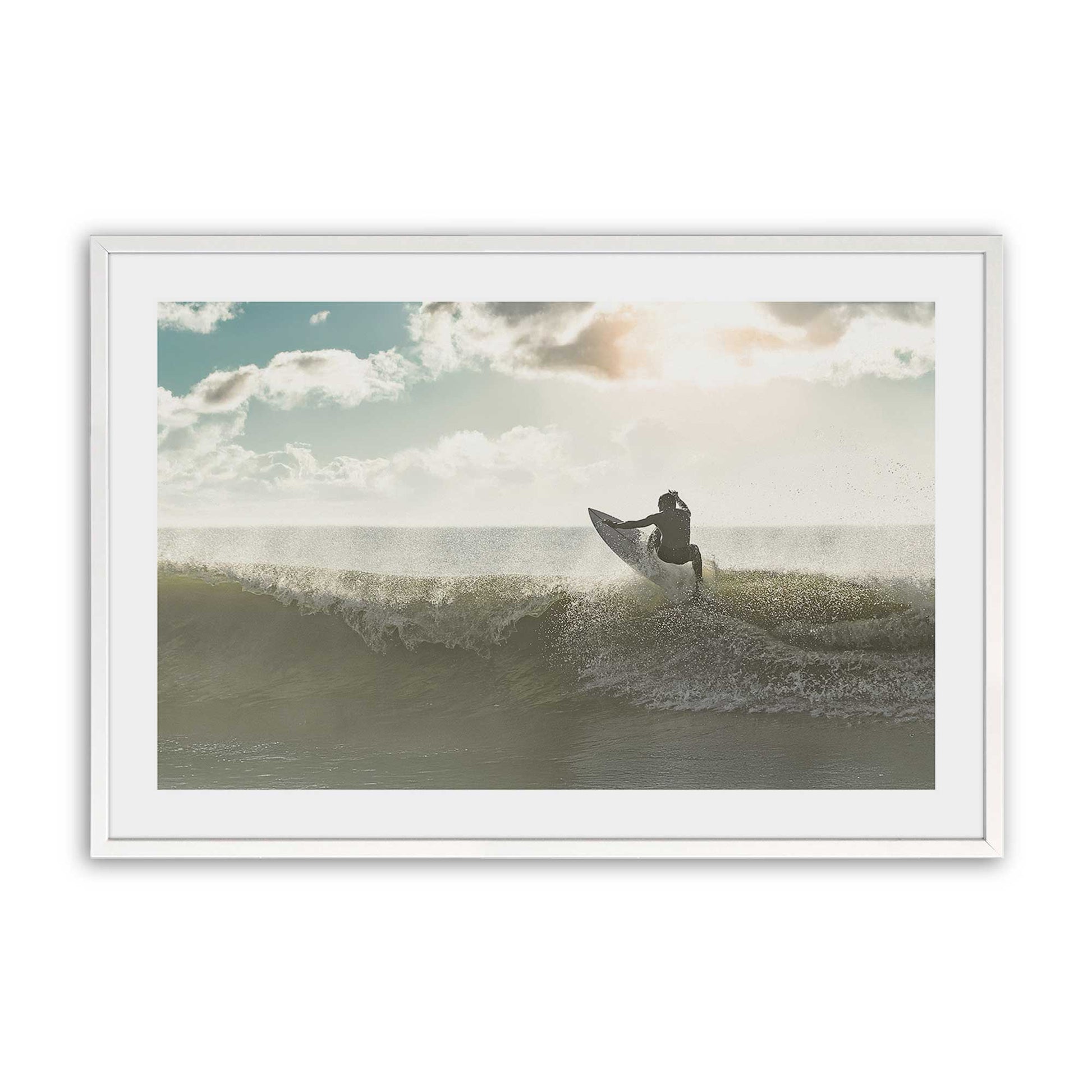 [Color:Opaque White], Picture of art in a Opaque White frame