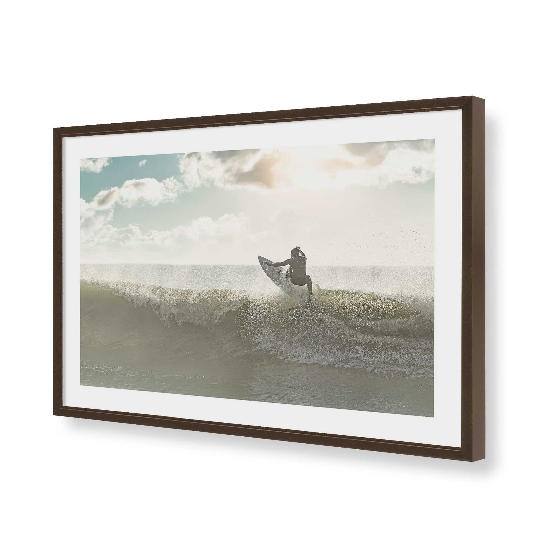 [Color:Belvinder Brown], Picture of art in a Belvinder Brown frame of the corner