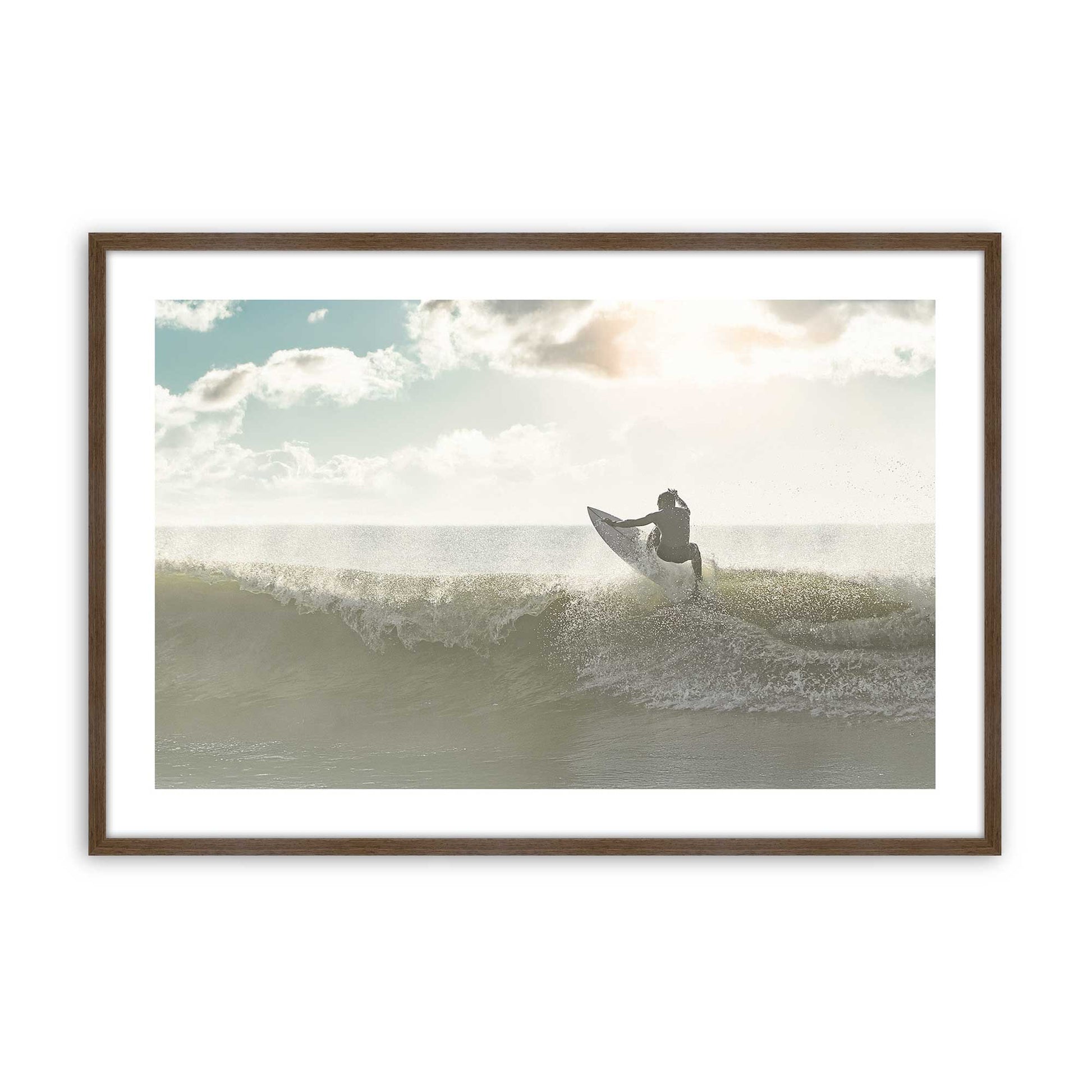 [Color:Walnut], Picture of art in a Walnut frame