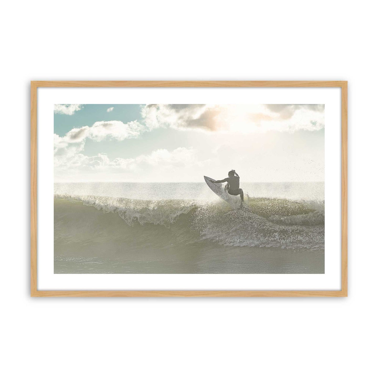 [Color:American Maple], Picture of art in a American Maple frame
