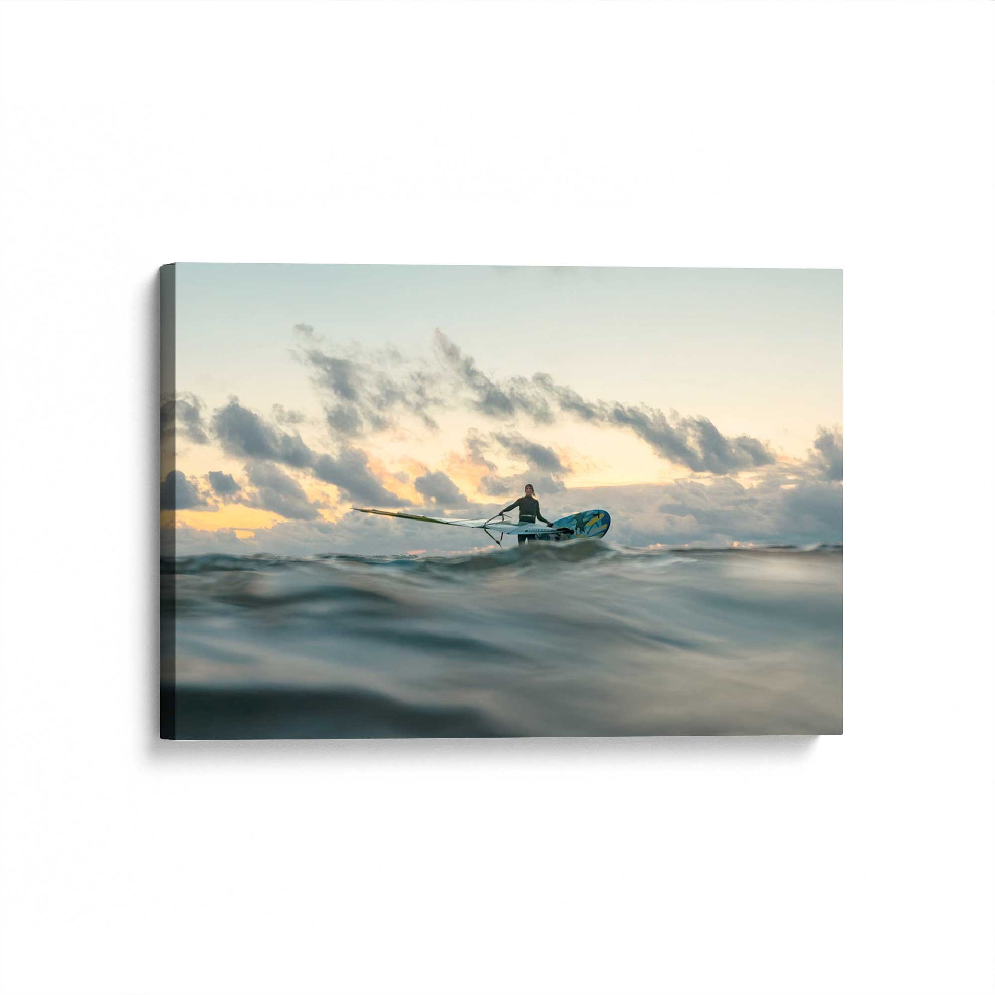 [Color:Stretched Canvas], Picture of art at an angle