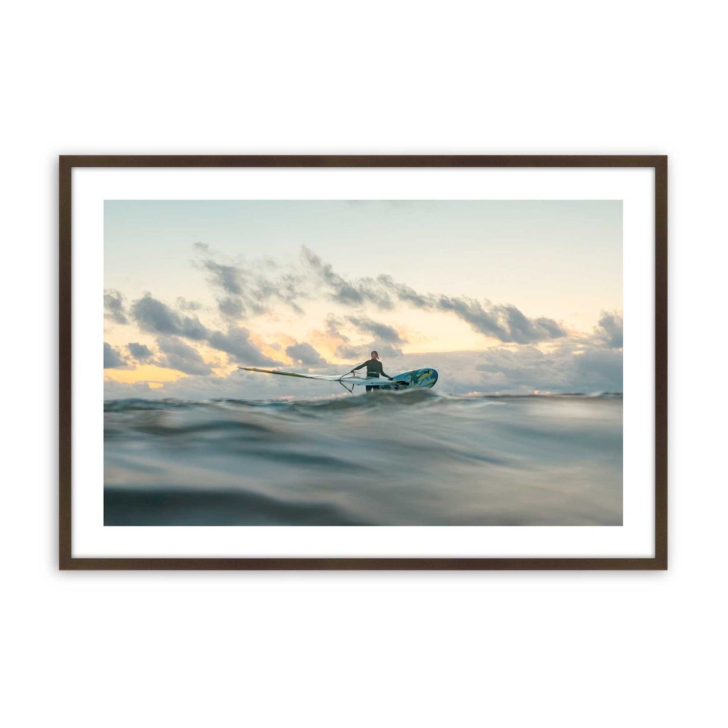[Color:Belvinder Brown], Picture of art in a Belvinder Brown frame