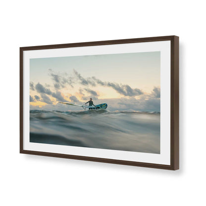[Color:Belvinder Brown], Picture of art in a Belvinder Brown frame of the corner