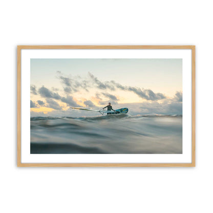 [Color:American Maple], Picture of art in a American Maple frame
