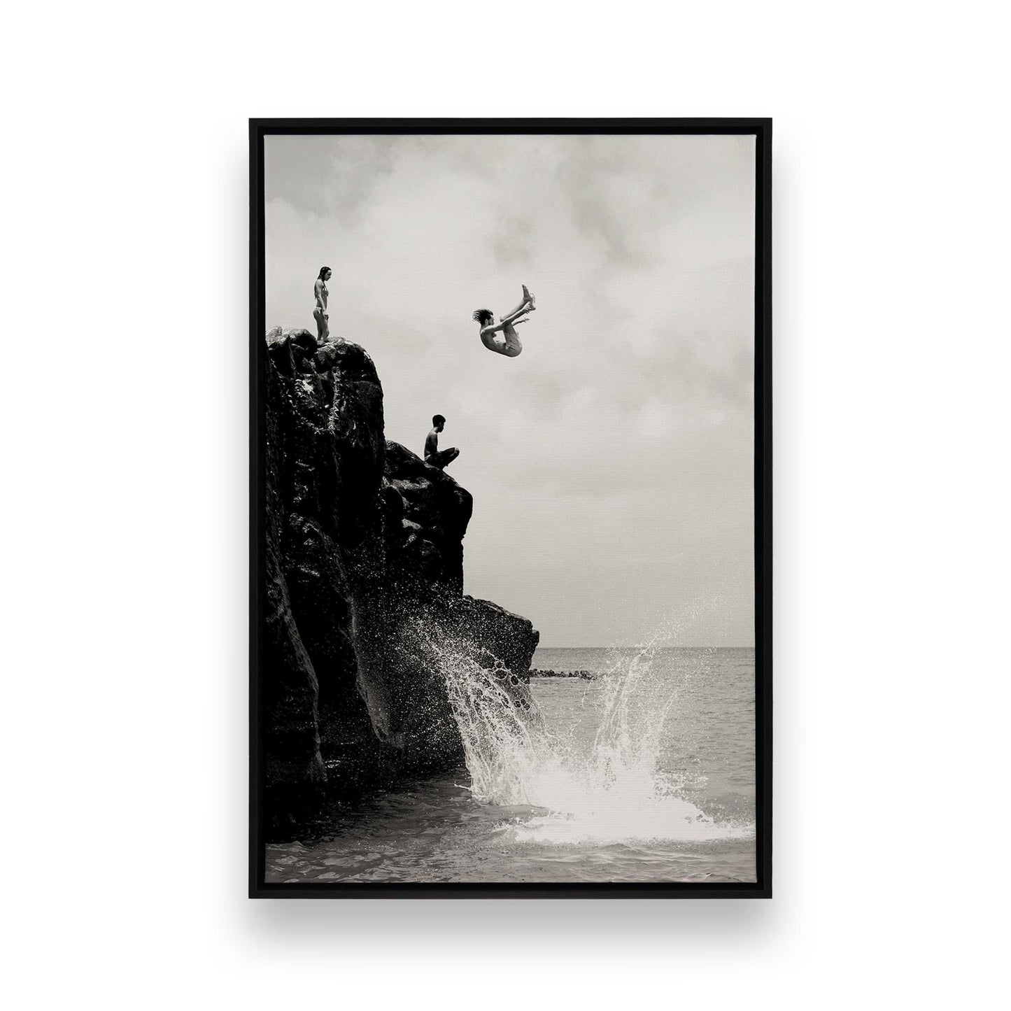 [Color:Satin Black], Picture of art in a Satin Black frame