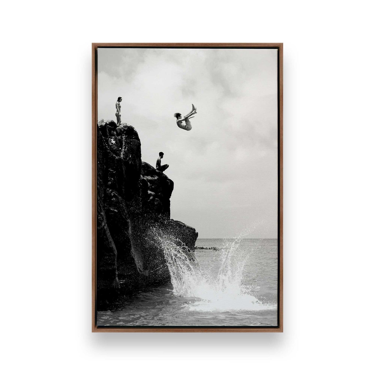 [Color:Walnut], Picture of art in a Walnut frame