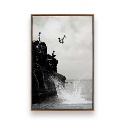 [Color:Walnut], Picture of art in a Walnut frame