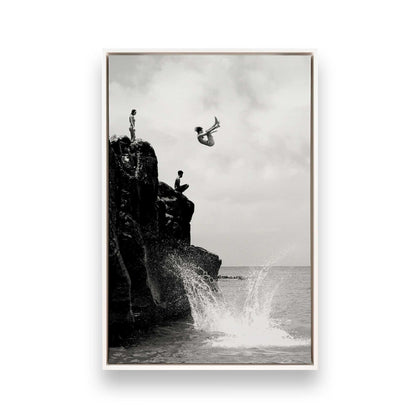[Color:Opaque White], Picture of art in a White frame
