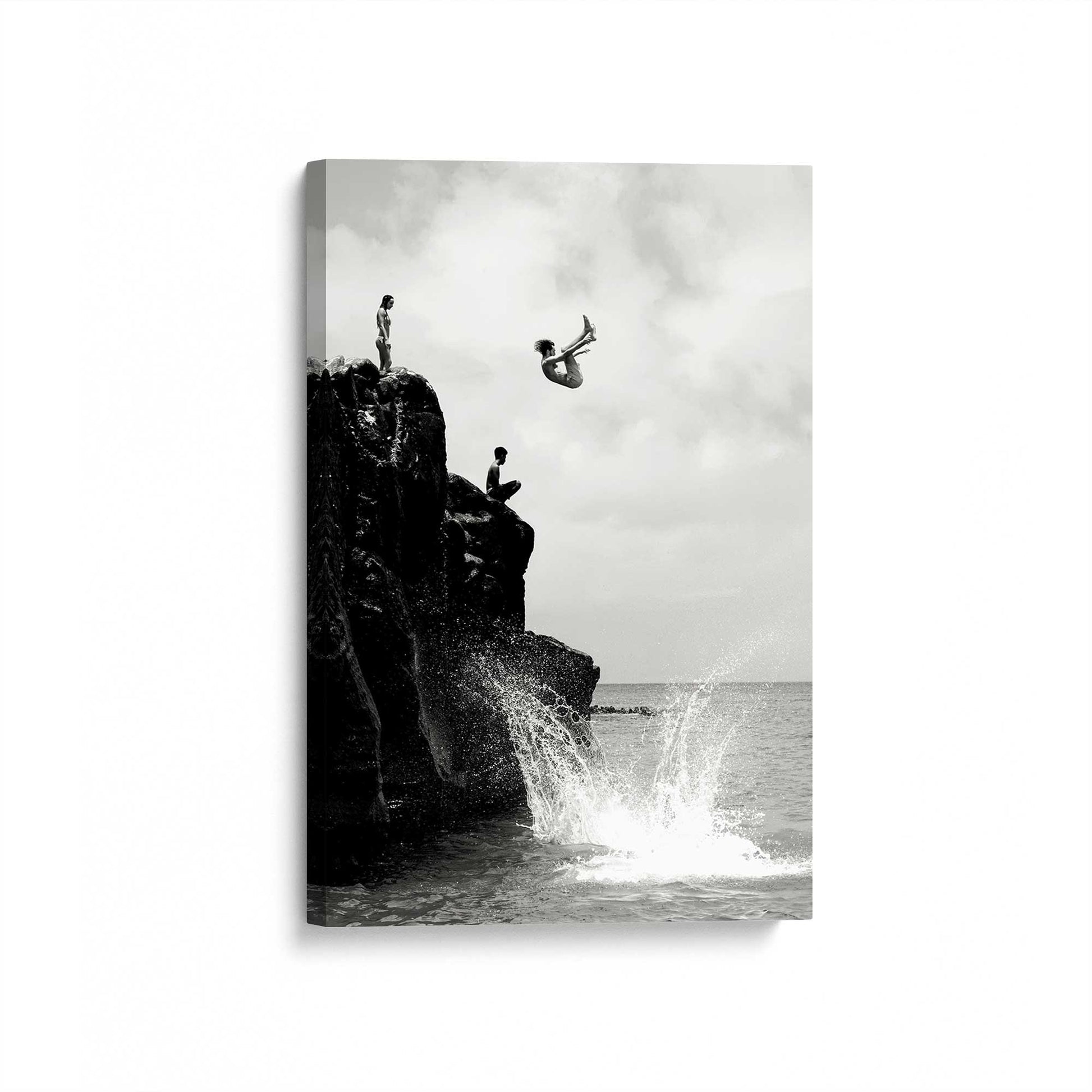 [Color:Stretched Canvas], Picture of art at an angle