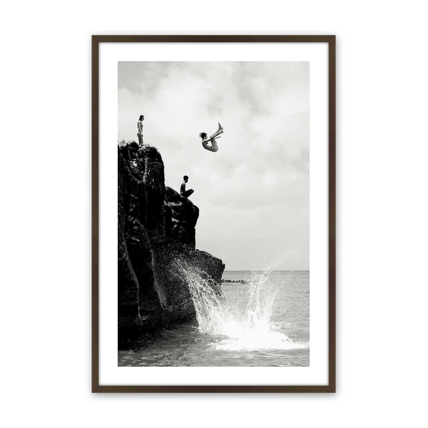 [Color:Brown], Picture of art in a Brown frame