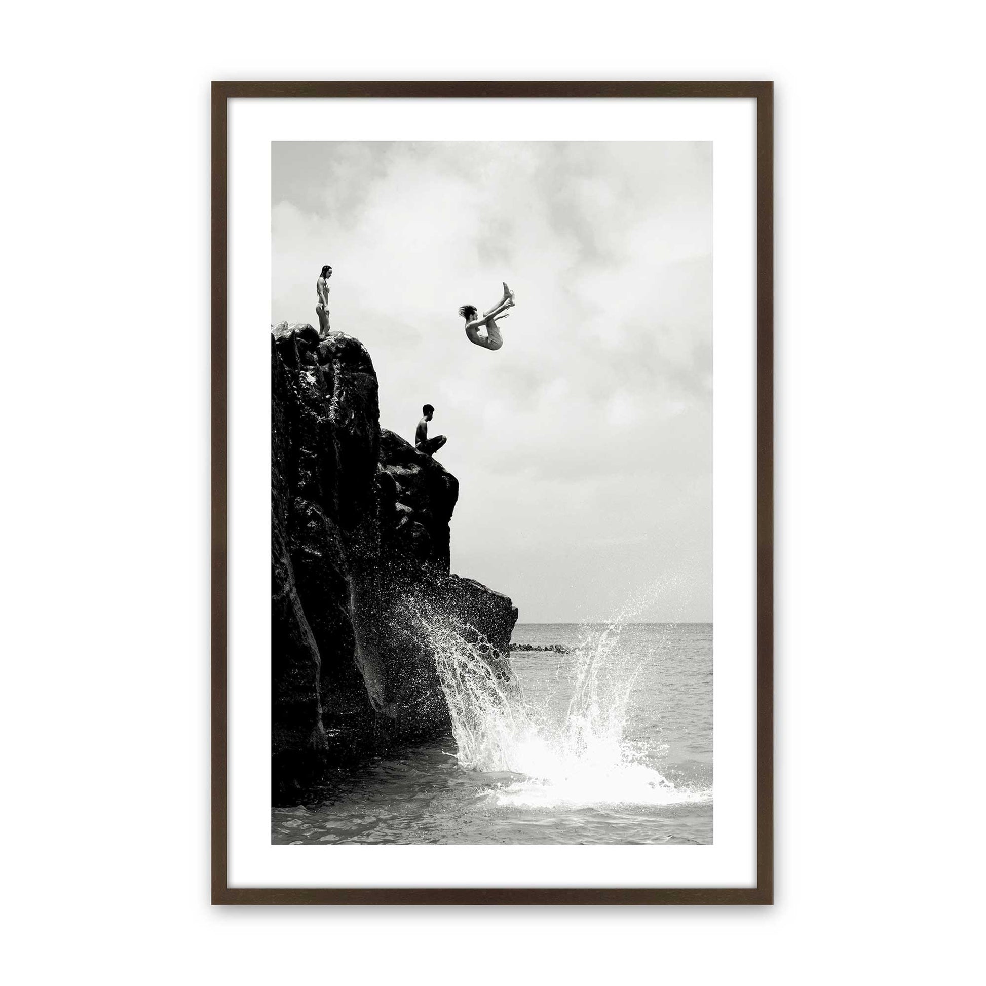 [Color:Brown], Picture of art in a Brown frame