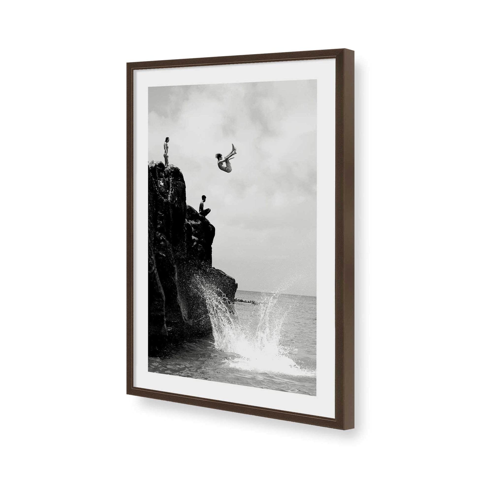 [Color:Belvinder Brown], Picture of art in a Belvinder Brown frame of the corner
