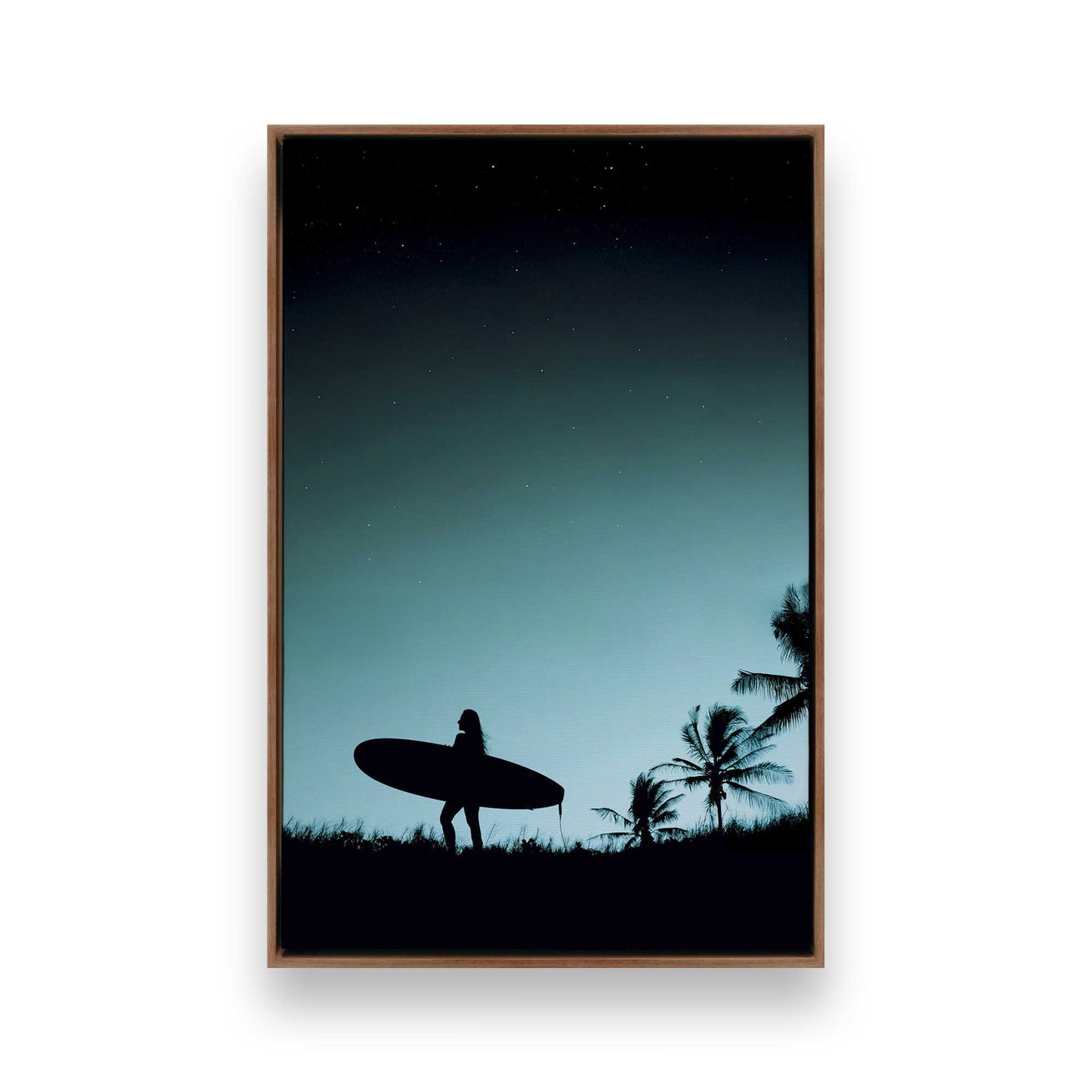 [Color:Walnut], Picture of art in a Walnut frame