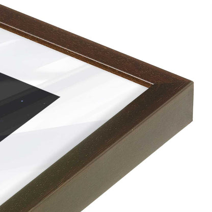 [Color:Belvinder Brown], Picture of art in a Belvinder Brown frame at an angle