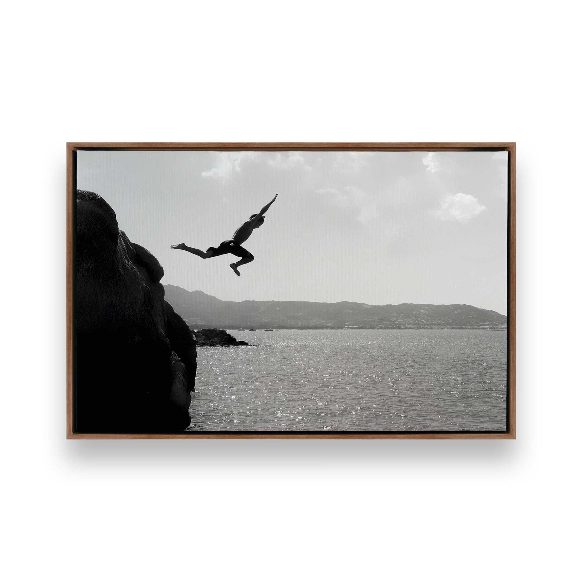 [Color:Walnut], Picture of art in a Walnut frame