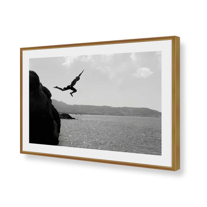 [Color:Polished Gold], Picture of art in a Polished Gold frame of the corner