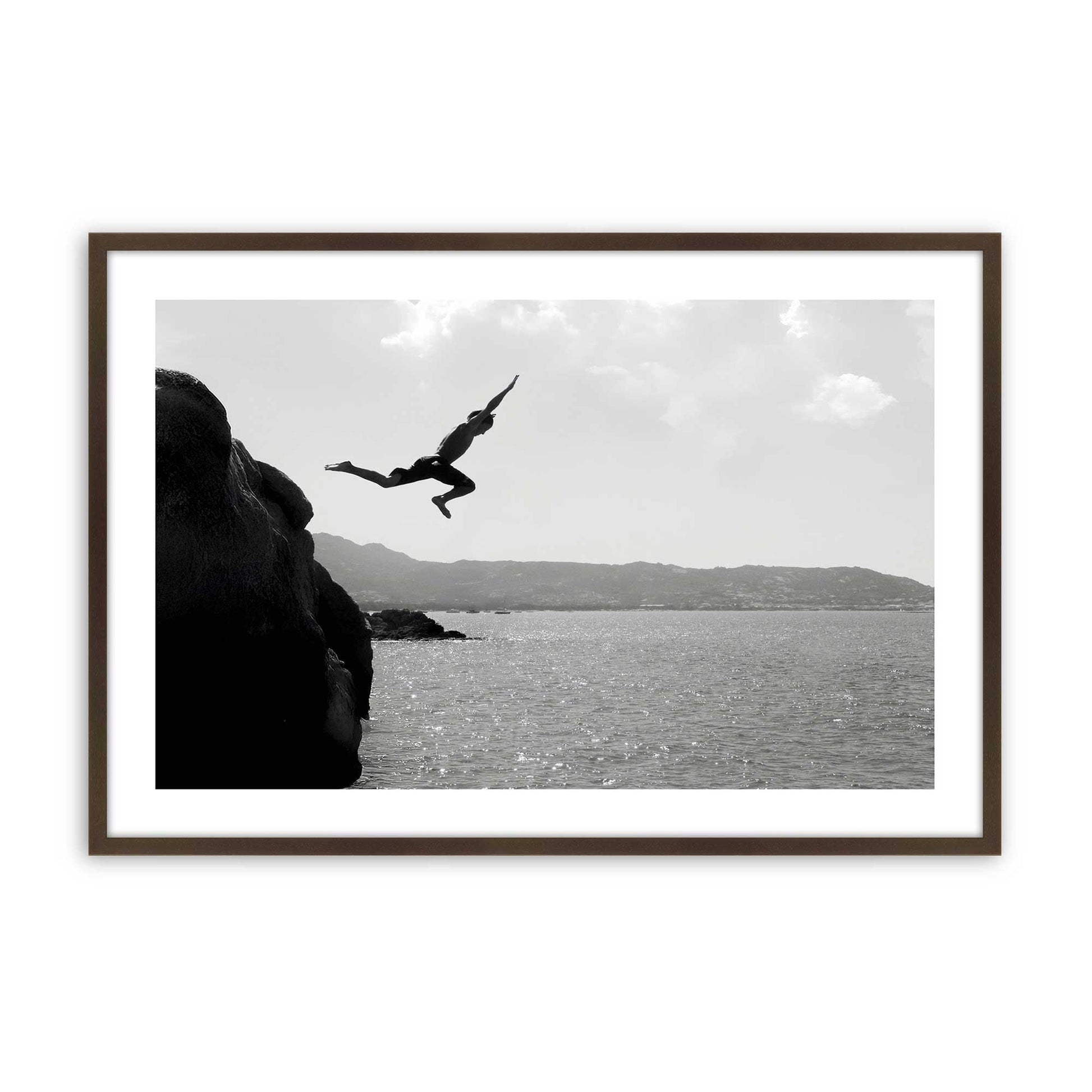 [Color:Brown], Picture of art in a Brown frame