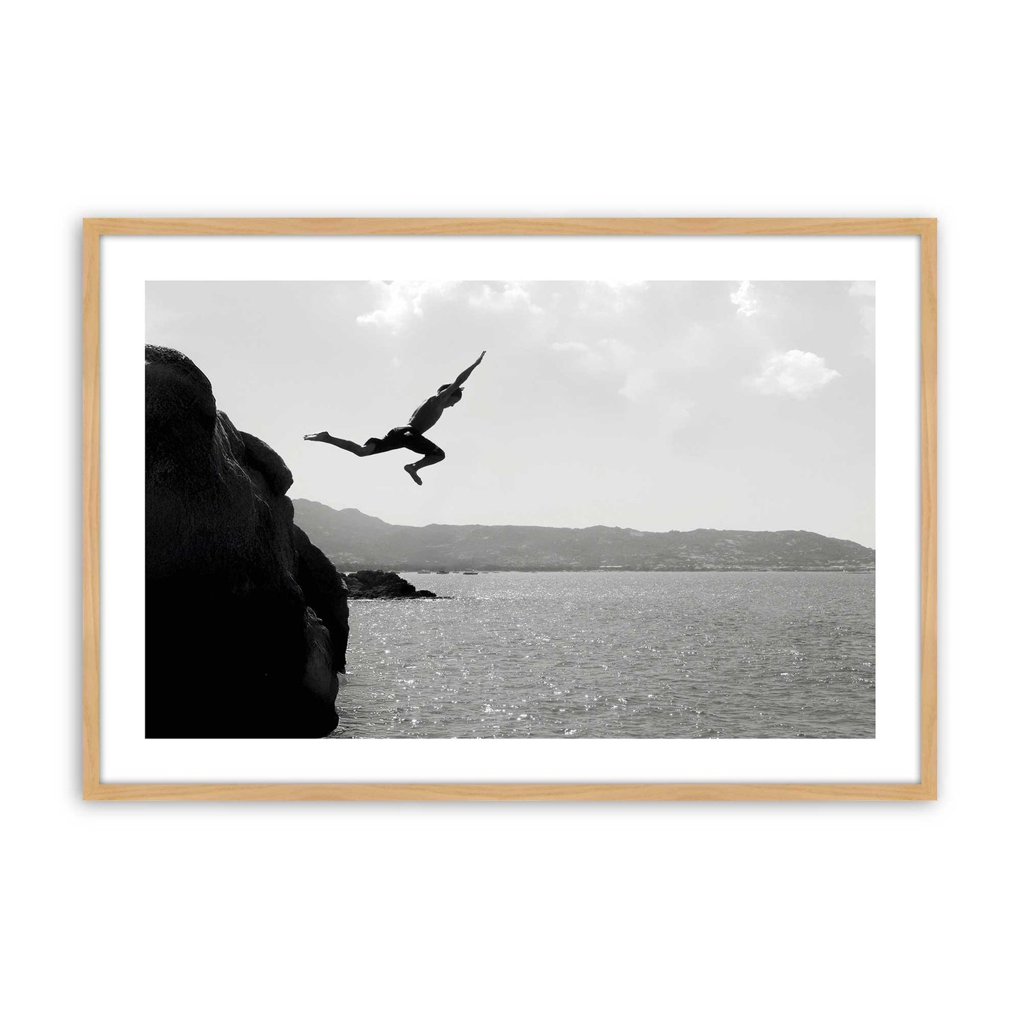 [Color:American Maple], Picture of art in a American Maple frame