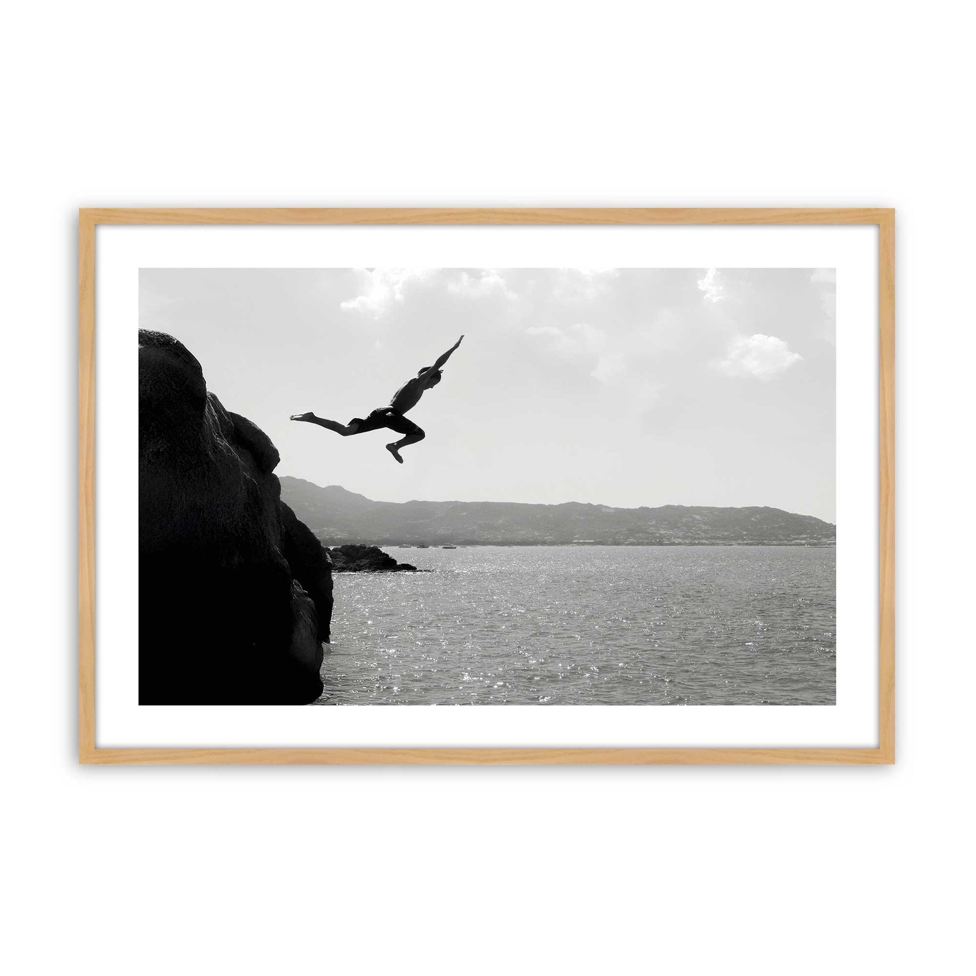 [Color:American Maple], Picture of art in a American Maple frame