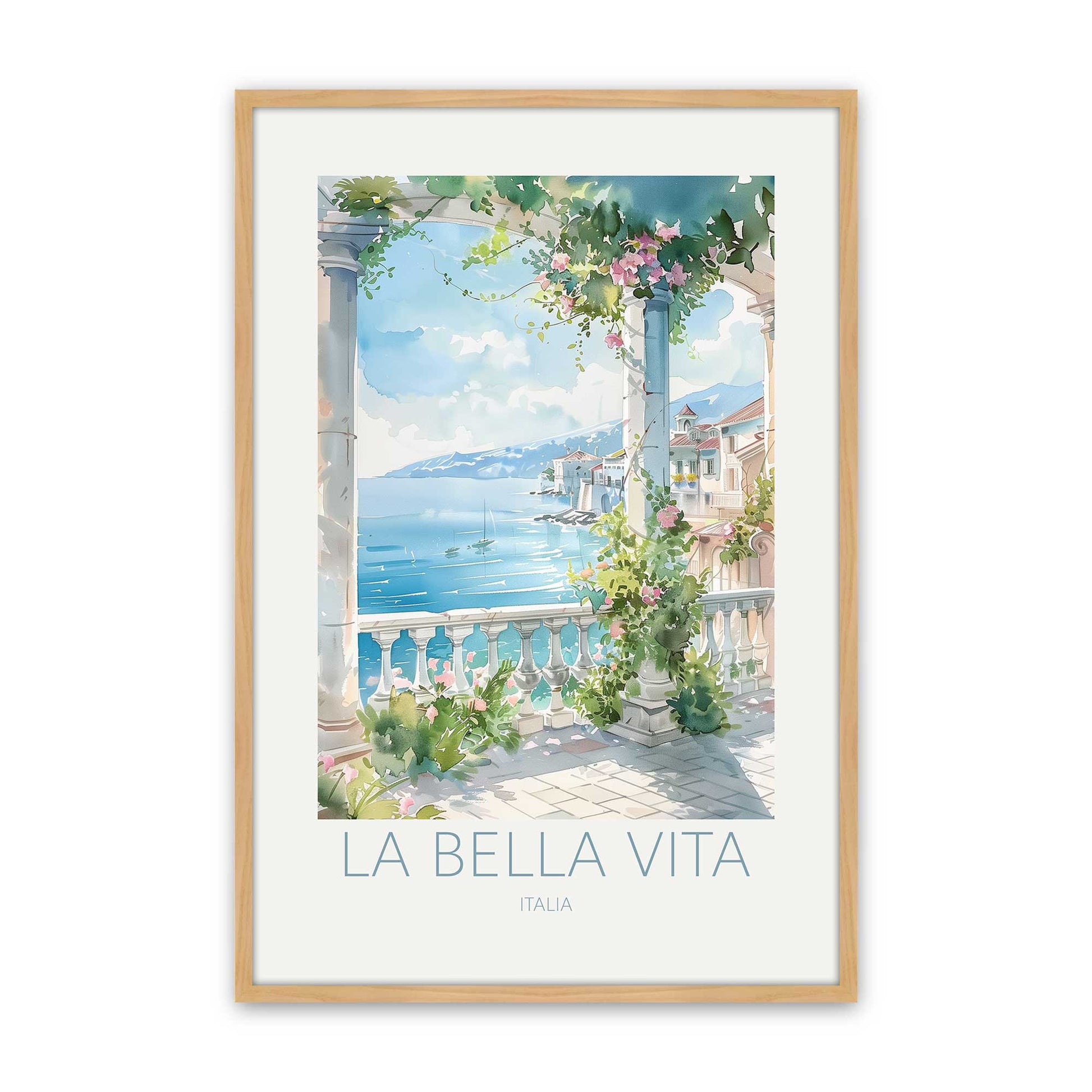 [Color:American Maple], Picture of art in an American Maple frame