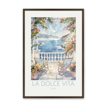 [Color:Brown], Picture of art in a Brown frame